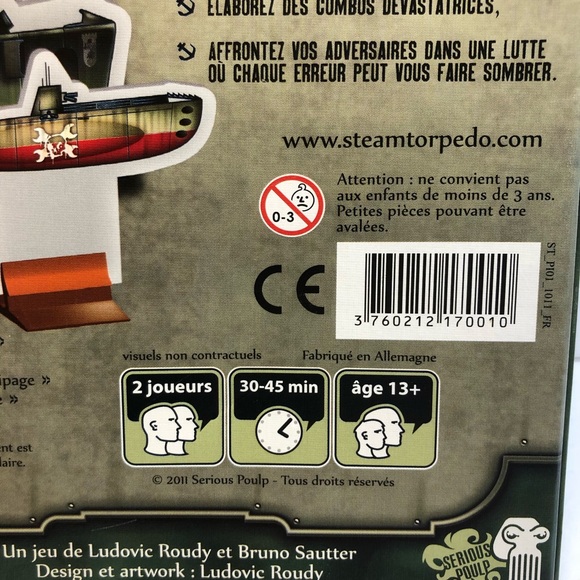 Steam Torpedo: First Contact Tactical Submarine Battle Game French Version - Picture 8 of 14